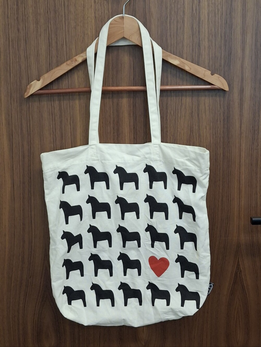 IKEA Canvas Horse Lover Tote Bag